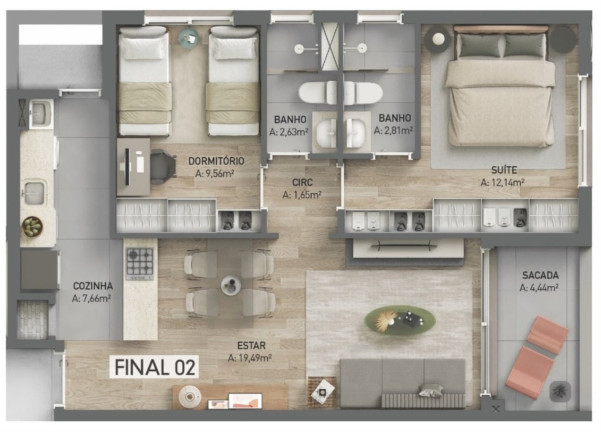 Imagem Apartamento com 2 Quartos à Venda, 214 m² em Petrópolis - Porto Alegre Imagem Apartamento com 2 Quartos à Venda, 214 m² em Petrópolis - Porto Alegre