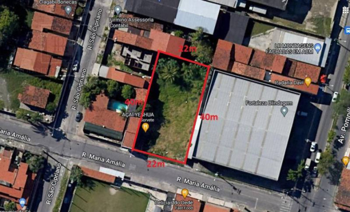Imagem Terreno à Venda, 880 m² em Passaré - Fortaleza Imagem Terreno à Venda, 880 m² em Passaré - Fortaleza