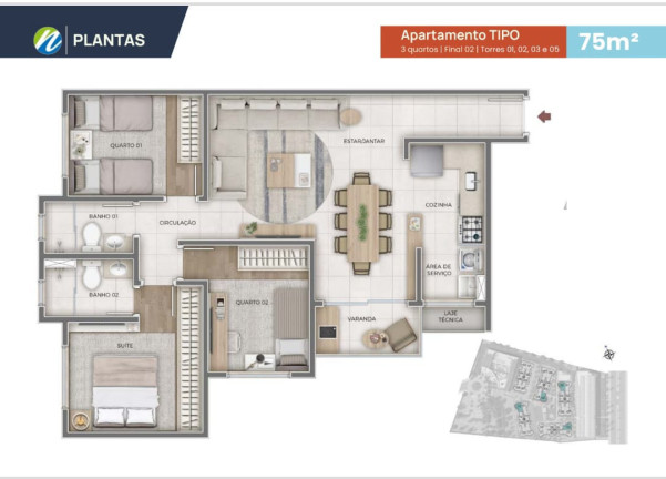 Imagem Apartamento com 3 Quartos à Venda, 75 m² em Ouro Preto - Belo Horizonte Imagem Apartamento com 3 Quartos à Venda, 75 m² em Ouro Preto - Belo Horizonte