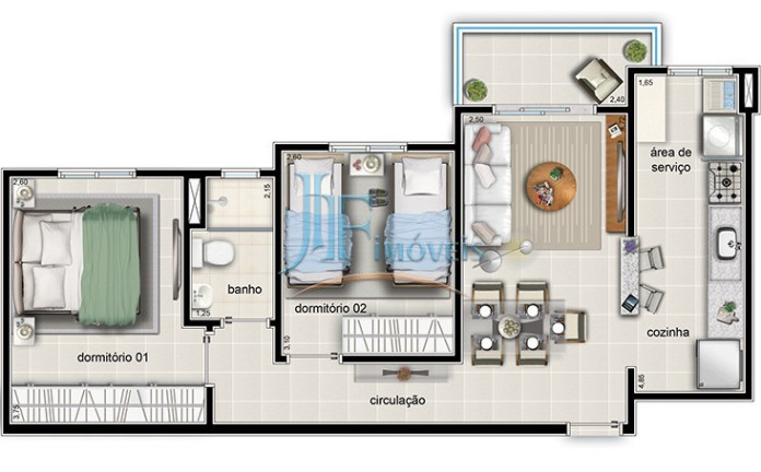 Imagem Apartamento com 2 Quartos à Venda, 54 m² em Parque São Sebastião - Ribeirão Preto Imagem Apartamento com 2 Quartos à Venda, 54 m² em Parque São Sebastião - Ribeirão Preto