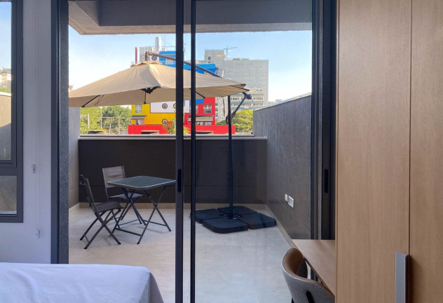 Imagem Apartamento com 1 Quarto para Alugar, 25 m² em Santo Amaro - São Paulo