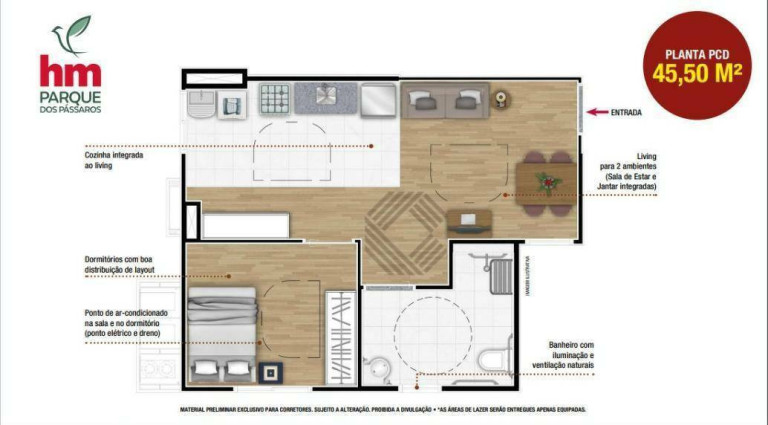 Imagem Apartamento com 2 Quartos para Alugar, 42 m² em Aparecidinha - Sorocaba