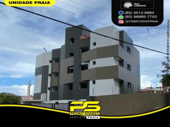 Apartamento com 2 Quartos à Venda, 56 m² em Bancários - João Pessoa