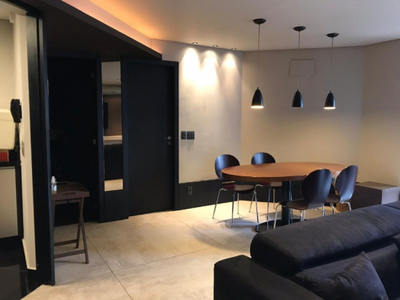 Imagem Flat com 2 Quartos para Alugar, 120 m² em Indianópolis - São Paulo Imagem Flat com 2 Quartos para Alugar, 120 m² em Indianópolis - São Paulo