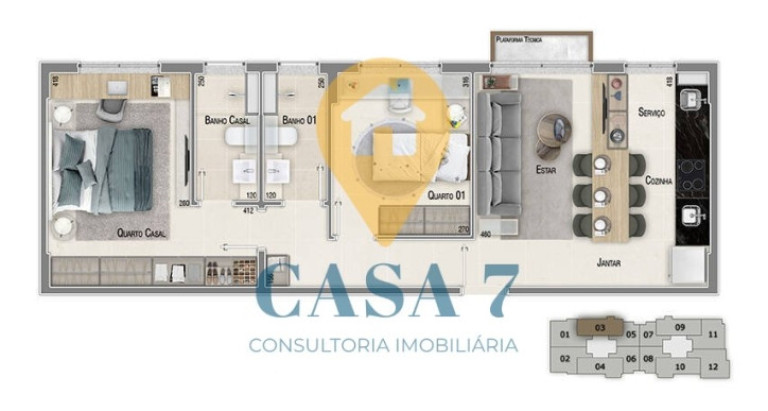 Imagem Apartamento com 1 Quarto à Venda, 69 m² em Santo Agostinho - Belo Horizonte