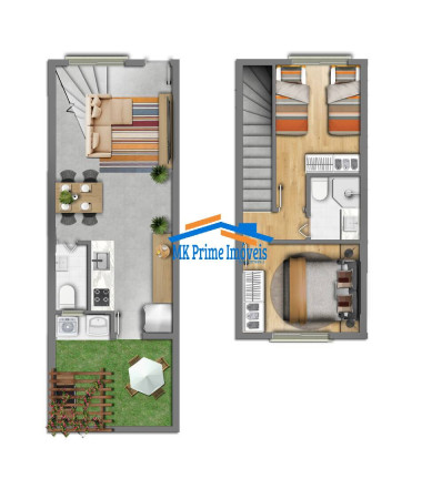 Imagem Casa com 2 Quartos à Venda, 50 m² em Outeiro De Passárgada - Cotia Imagem Casa com 2 Quartos à Venda, 50 m² em Outeiro De Passárgada - Cotia