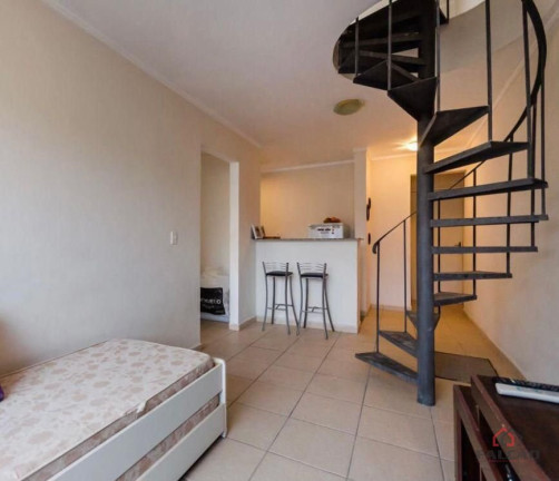 Imagem Cobertura com 1 Quarto à Venda ou Locação, 130 m² em José Menino - Santos