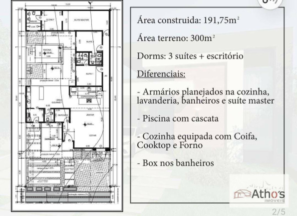 Imagem Casa com 3 Quartos à Venda, 187 m² em London Park - Indaiatuba Imagem Casa com 3 Quartos à Venda, 187 m² em London Park - Indaiatuba