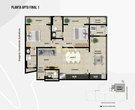 Imagem Apartamento com 2 Quartos à Venda, 80 m² em Itaguá - Ubatuba Imagem Apartamento com 2 Quartos à Venda, 80 m² em Itaguá - Ubatuba