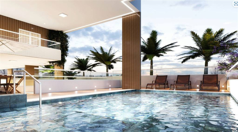 Apartamento com 2 Quartos à Venda, 72 m² em Guilhermina - Praia Grande