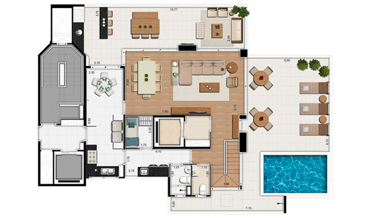 Imagem Apartamento com 4 Quartos à Venda, 225 m² em água Branca - São Paulo