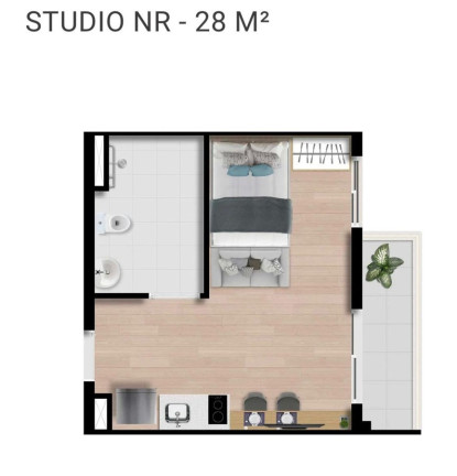 Imagem Apartamento com 1 Quarto à Venda, 28 m² em Liberdade - São Paulo Imagem Apartamento com 1 Quarto à Venda, 28 m² em Liberdade - São Paulo