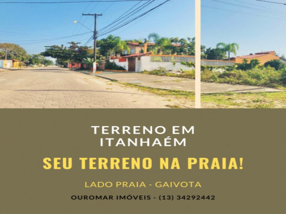 Imagem Terreno para Alugar ou Temporada, 294 m² em Gaivota - Itanhaém Imagem Terreno para Alugar ou Temporada, 294 m² em Gaivota - Itanhaém