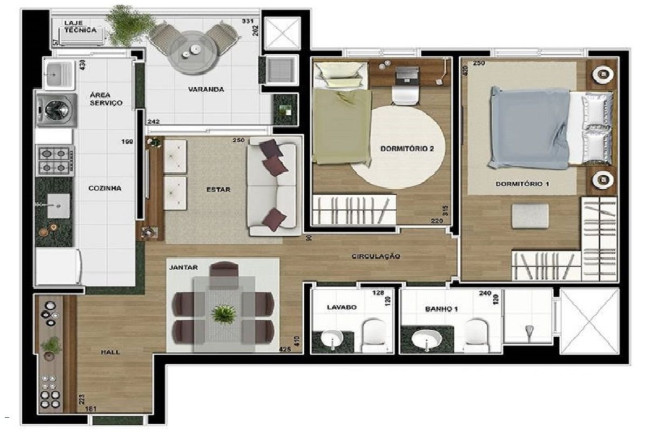 Imagem Apartamento com 2 Quartos à Venda, 65 m² em Parque Jamaica - Londrina Imagem Apartamento com 2 Quartos à Venda, 65 m² em Parque Jamaica - Londrina