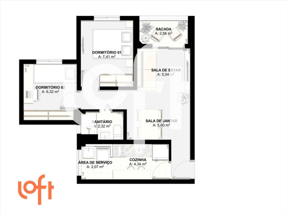 Imagem Apartamento com 2 Quartos à Venda, 50 m² em Mooca - São Paulo Imagem Apartamento com 2 Quartos à Venda, 50 m² em Mooca - São Paulo