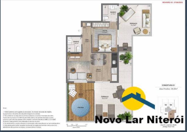 Imagem Apartamento com 1 Quarto à Venda, 36 m² em Piratininga - Niterói Imagem Apartamento com 1 Quarto à Venda, 36 m² em Piratininga - Niterói