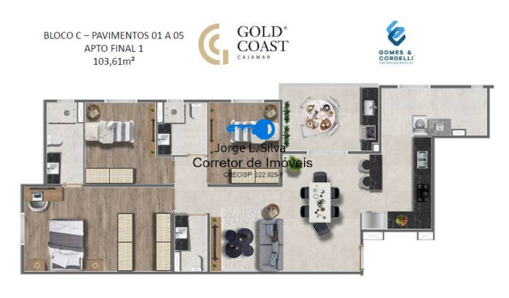Imagem Apartamento com 3 Quartos à Venda, 130 m² em Portais (polvilho) - Cajamar Imagem Apartamento com 3 Quartos à Venda, 130 m² em Portais (polvilho) - Cajamar