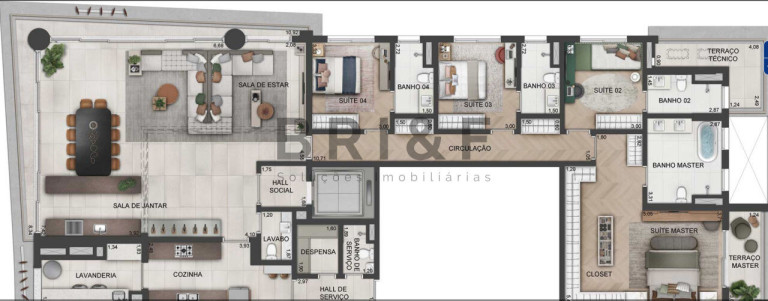 Imagem Apartamento com 4 Quartos à Venda, 261 m² em Brooklin - São Paulo Imagem Apartamento com 4 Quartos à Venda, 261 m² em Brooklin - São Paulo