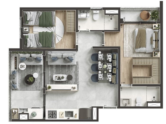 Imagem Apartamento com 2 Quartos à Venda, 63 m² em Saúde - São Paulo Imagem Apartamento com 2 Quartos à Venda, 63 m² em Saúde - São Paulo