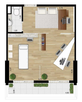 Imagem Sala Comercial à Venda, 34 m² em Chácara Santo Antônio (zona Sul) - São Paulo