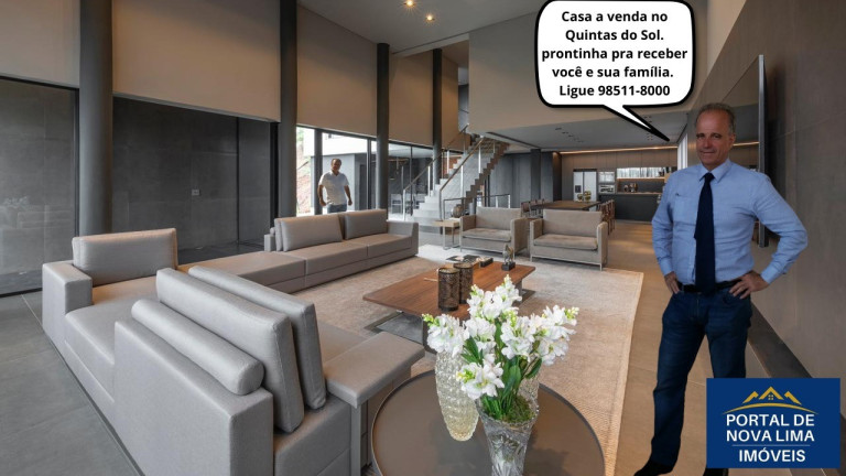 Casa com 4 Quartos à Venda, 581 m² em Quintas Do Sol - Nova Lima