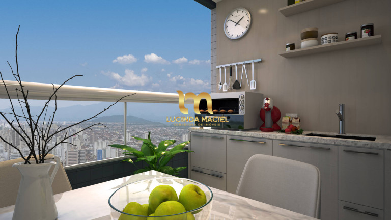 Imagem Apartamento com 1 Quarto à Venda, 38 m² em Guilhermina - Praia Grande