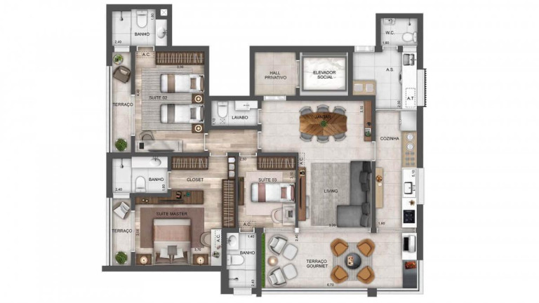 Imagem Apartamento com 3 Quartos à Venda, 138 m² em Perdizes - São Paulo Imagem Apartamento com 3 Quartos à Venda, 138 m² em Perdizes - São Paulo
