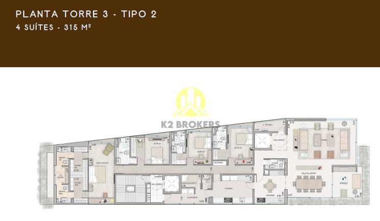 Imagem Apartamento com 4 Quartos à Venda, 459 m² em Cabral - Curitiba