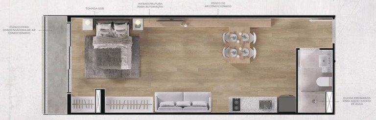 Imagem Cobertura com 1 Quarto à Venda, 91 m² em Jardim Paulista - São Paulo Imagem Cobertura com 1 Quarto à Venda, 91 m² em Jardim Paulista - São Paulo