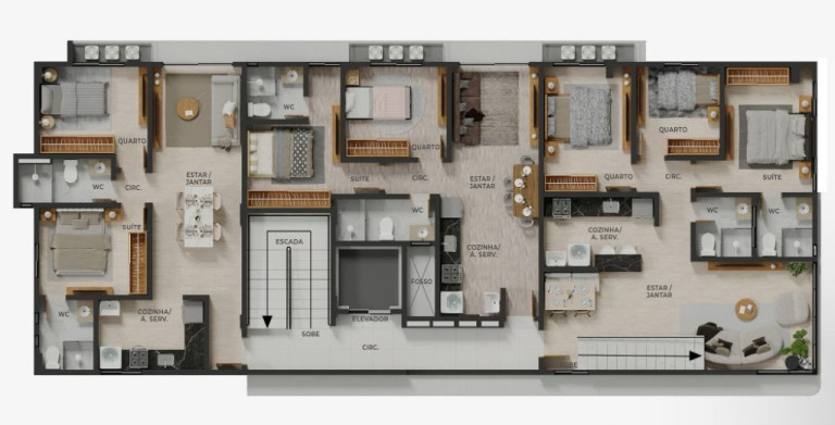 Imagem Cobertura com 2 Quartos à Venda, 51 m² em Bessa - João Pessoa Imagem Cobertura com 2 Quartos à Venda, 51 m² em Bessa - João Pessoa