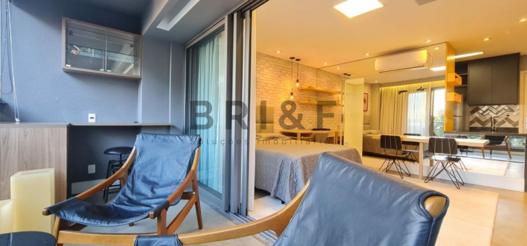 Imagem Apartamento com 1 Quarto para Alugar, 45 m² em Brooklin - São Paulo Imagem Apartamento com 1 Quarto para Alugar, 45 m² em Brooklin - São Paulo