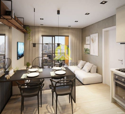 Imagem Studio com 1 Quarto à Venda, 28 m² em Portão - Curitiba Imagem Studio com 1 Quarto à Venda, 28 m² em Portão - Curitiba