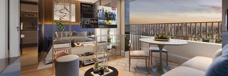 Imagem Apartamento com 1 Quarto à Venda, 64 m² em Moema - São Paulo