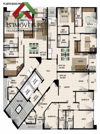Imagem Imóvel com 3 Quartos à Venda, 72 m² em Encruzilhada - Recife