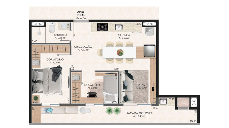 Imagem Apartamento com 2 Quartos à Venda, 68 m² em Rincão - Novo Hamburgo Imagem Apartamento com 2 Quartos à Venda, 68 m² em Rincão - Novo Hamburgo