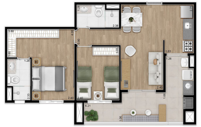 Imagem Apartamento com 2 Quartos à Venda, 62 m² em Lapa - São Paulo
