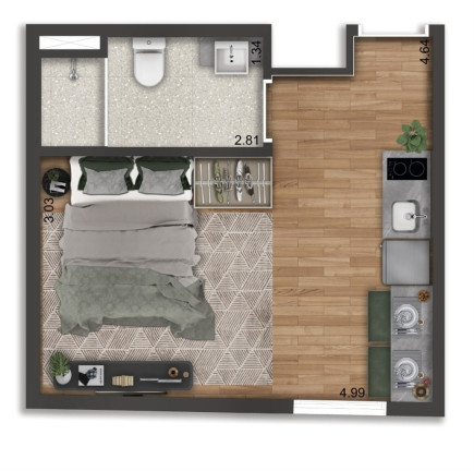 Imagem Imóvel com 1 Quarto à Venda, 24 m² em Cerqueira César - São Paulo Imagem Imóvel com 1 Quarto à Venda, 24 m² em Cerqueira César - São Paulo