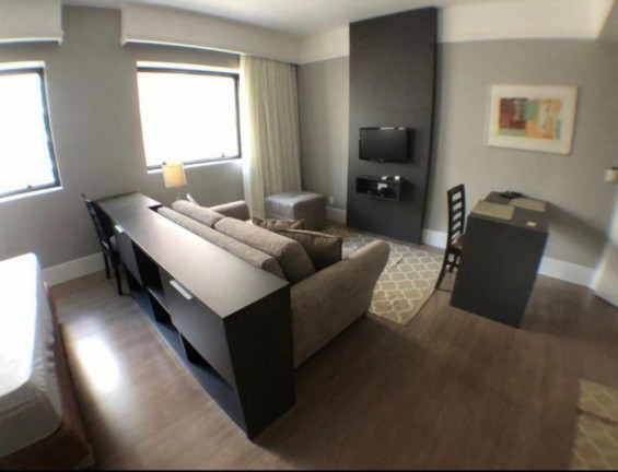 Imagem Flat com 1 Quarto à Venda, 30 m² em Moema - São Paulo Imagem Flat com 1 Quarto à Venda, 30 m² em Moema - São Paulo