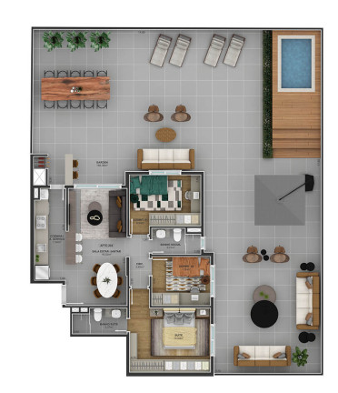 Imagem Apartamento com 3 Quartos à Venda, 176 m² em Jardim América - São Leopoldo Imagem Apartamento com 3 Quartos à Venda, 176 m² em Jardim América - São Leopoldo