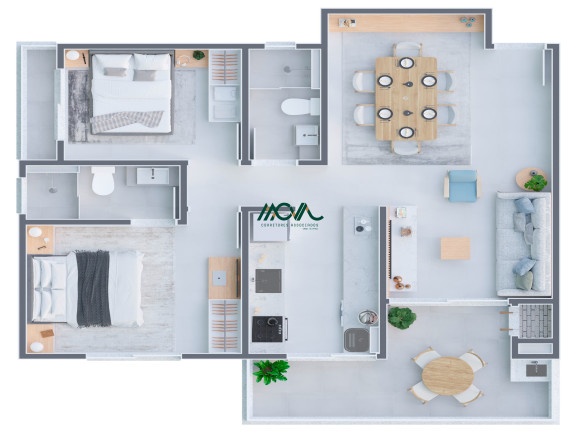 Imagem Cobertura com 3 Quartos à Venda, 99 m² em Rainha Do Mar - Itapoá Imagem Cobertura com 3 Quartos à Venda, 99 m² em Rainha Do Mar - Itapoá
