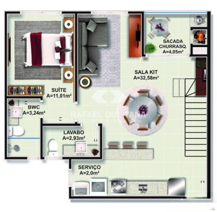 Imagem Apartamento com 2 Quartos à Venda, 114 m² em Itacorubi - Florianópolis