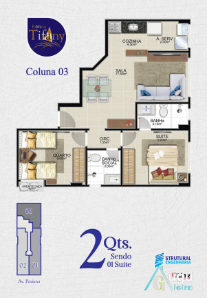 Imagem Apartamento com 2 Quartos à Venda, 55 m² em Praia Do Morro - Guarapari