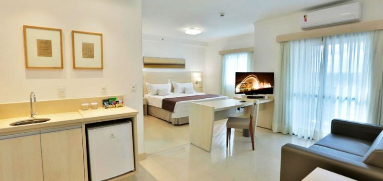 Imagem Flat com 1 Quarto à Venda, 42 m² em Jardim América - Ribeirão Preto Imagem Flat com 1 Quarto à Venda, 42 m² em Jardim América - Ribeirão Preto