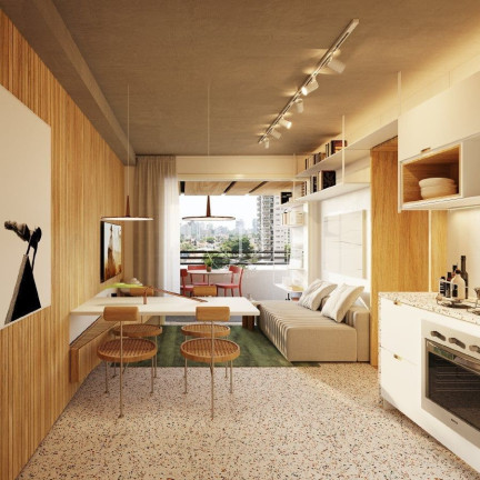 Imagem Cobertura com 1 Quarto à Venda, 44 m² em Pinheiros - São Paulo Imagem Cobertura com 1 Quarto à Venda, 44 m² em Pinheiros - São Paulo