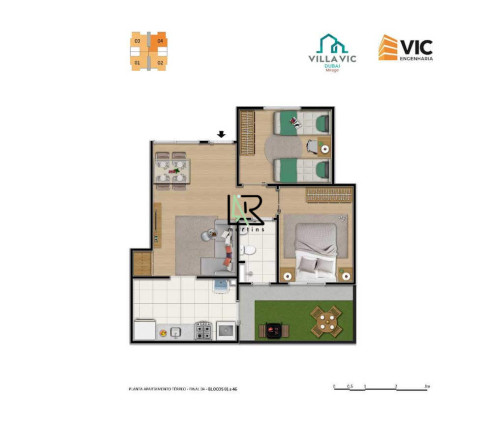 Imagem Apartamento com 1 Quarto à Venda, 48 m² em Serra Dourada - Vespasiano