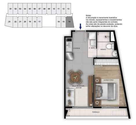 Imagem Apartamento com 1 Quarto à Venda, 37 m² em Vila Buarque - São Paulo