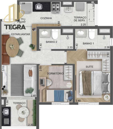 Imagem Apartamento com 3 Quartos à Venda, 71 m² em Parada Inglesa - São Paulo