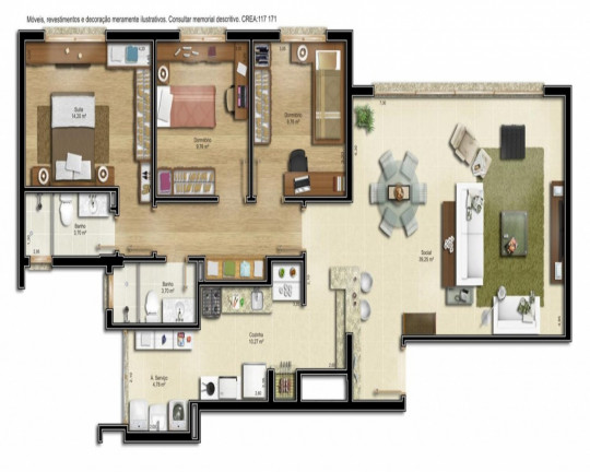 Imagem Apartamento com 2 Quartos à Venda, 87 m² em Passo Da Areia - Porto Alegre