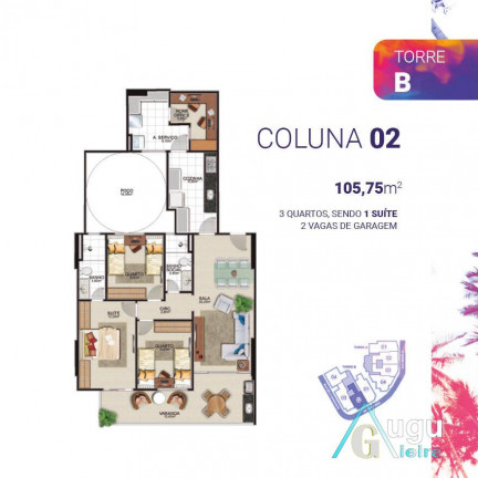 Imagem Apartamento com 3 Quartos à Venda, 122 m² em Praia Do Morro - Guarapari Imagem Apartamento com 3 Quartos à Venda, 122 m² em Praia Do Morro - Guarapari