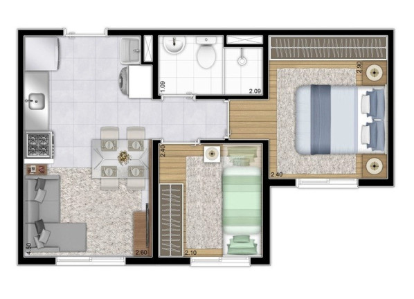 Imagem Apartamento com 2 Quartos à Venda, 32 m² em Piqueri - São Paulo Imagem Apartamento com 2 Quartos à Venda, 32 m² em Piqueri - São Paulo